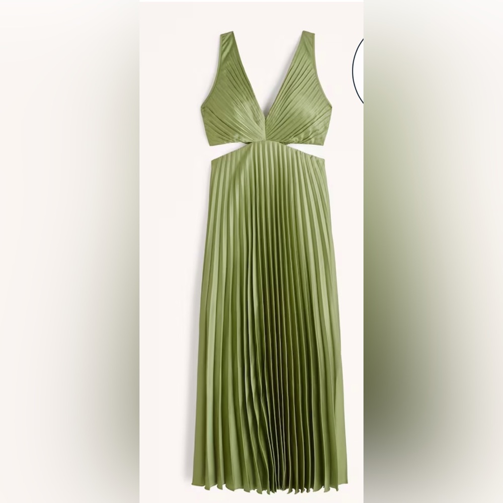 Abercrombie Satin Cutout Maxi Dress size M